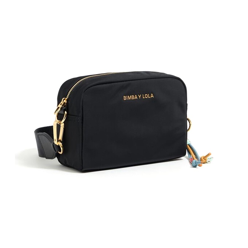Small Nylon Crossbody Bag Black