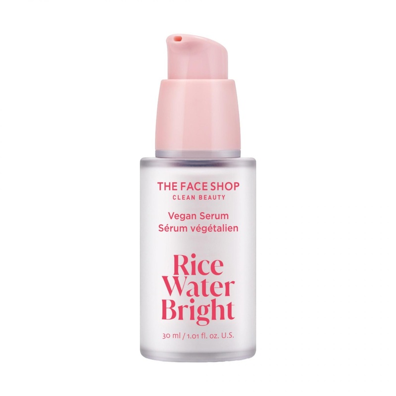 The Face Shop -- Rice Water Bright - Vegan Serum 1.01oz