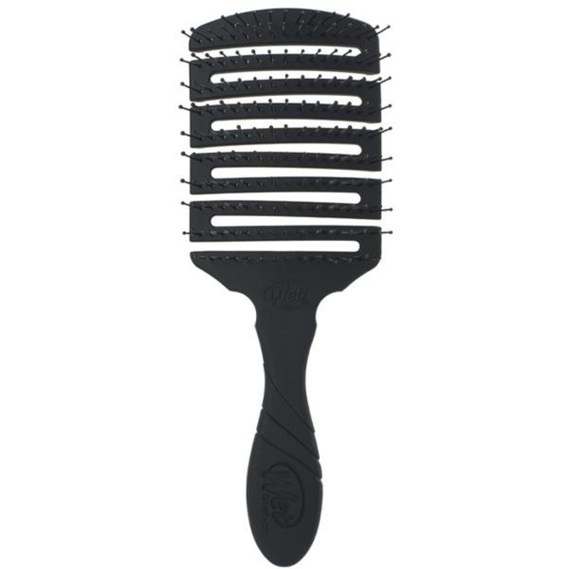 The Wet Brush -- Paddle flexible dry brush Black