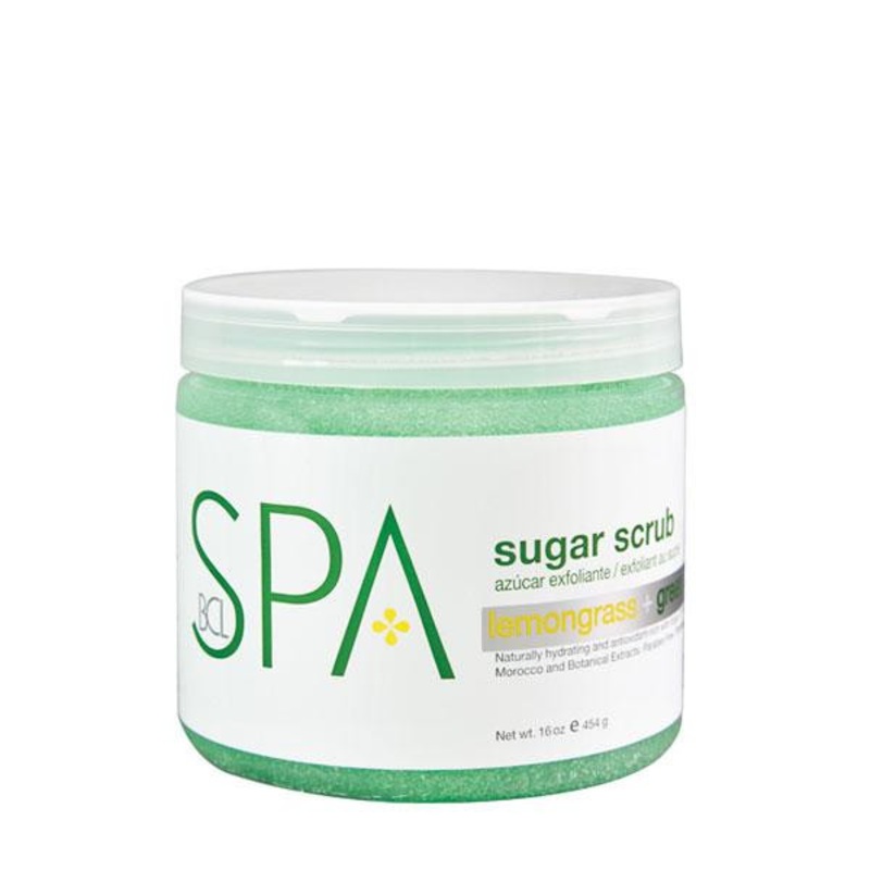 BCL -- Sugar Scrub - Lemongrass + green tea 16oz