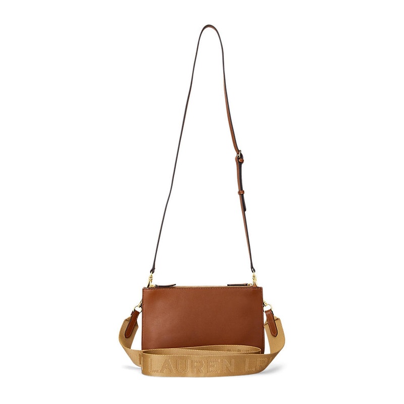 Women's Leather Medium Landyn Crossbody Bag Lauren Tan