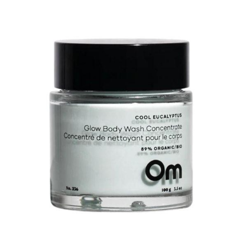 Om Organics -- Cool Eucalyptus Glow Body Wash Concentrate 3.5z