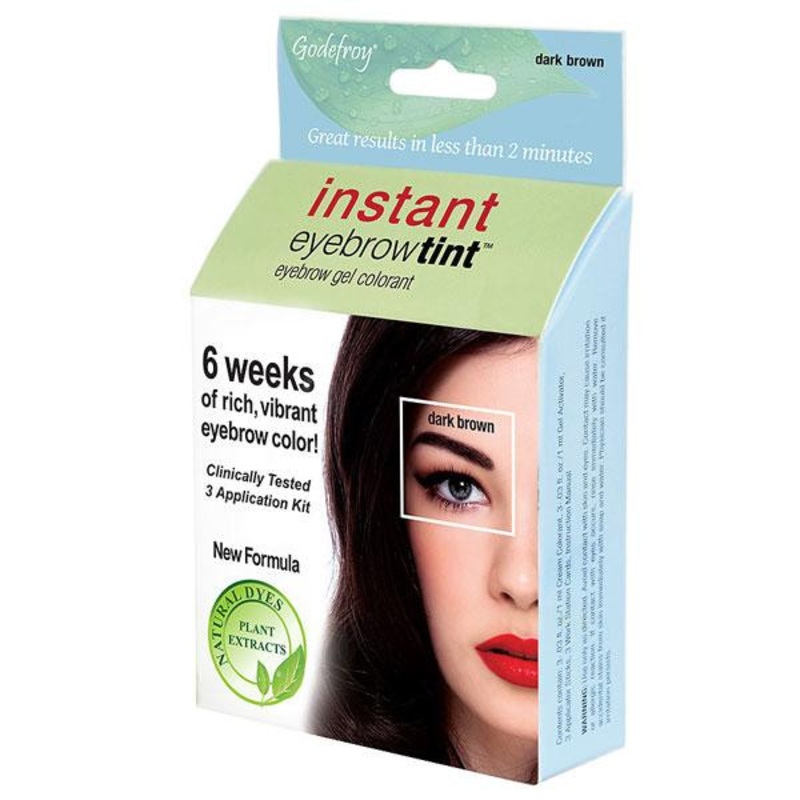 Godefroy -- Eyebrow Tint Kit - Dark Brown