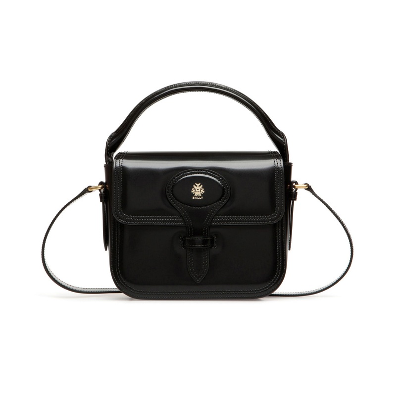 Beckett Minibag Black Brushed Leather