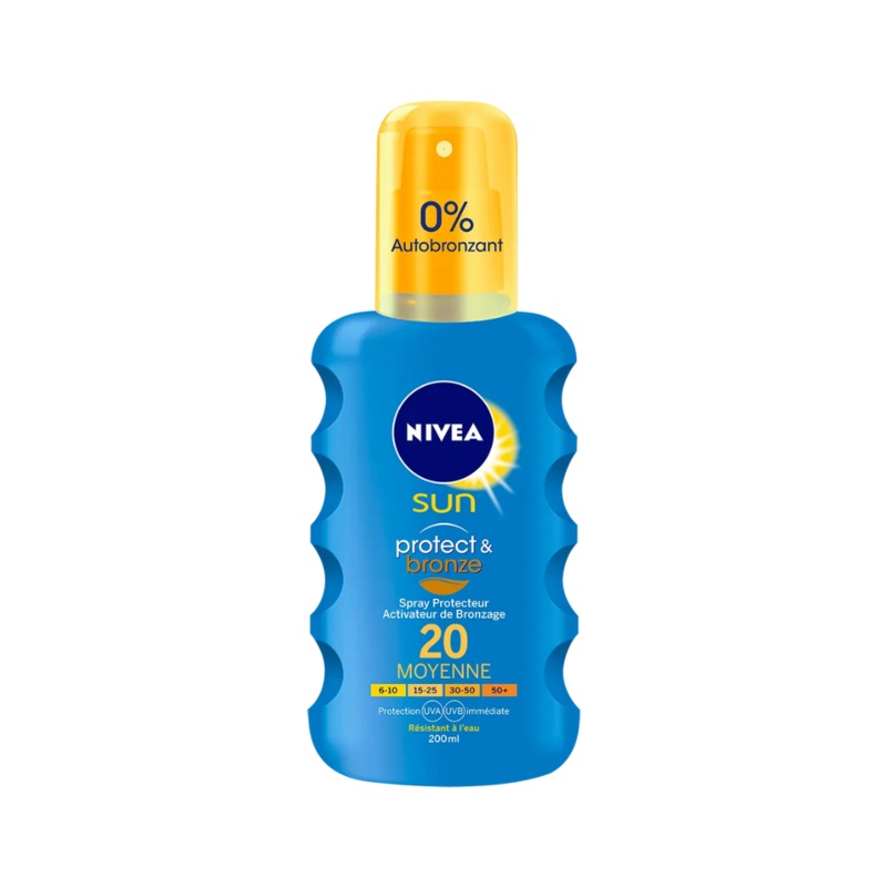 NIVEA Protection Solaire Spray FPS 20 Bronze