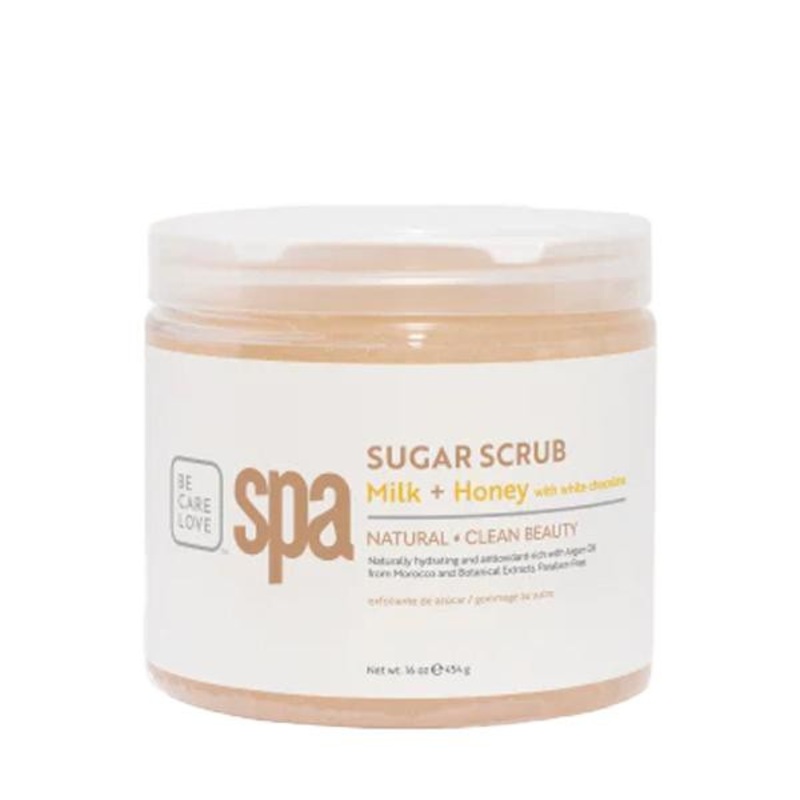BCL -- Sugar Scrub - Milk + honey white choco 16oz
