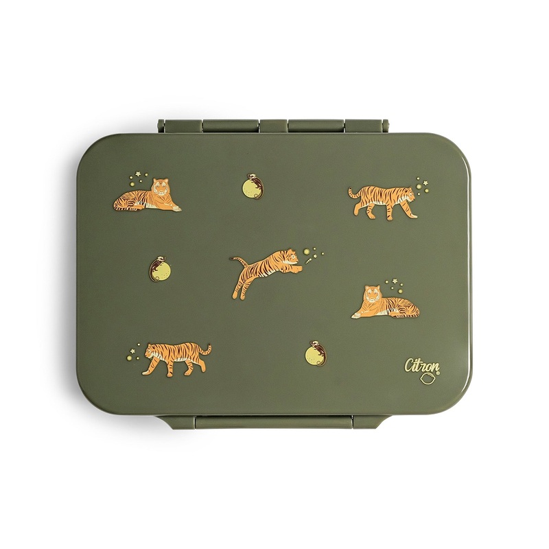 Incredible Tritan Lunchbox with 4 Compartments Tiger