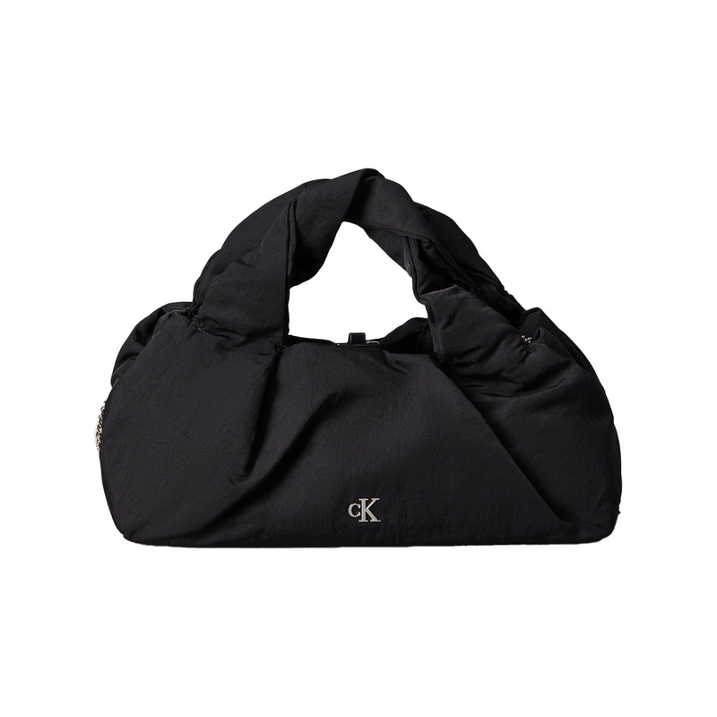 Twisted Nylon Crossbody Bag