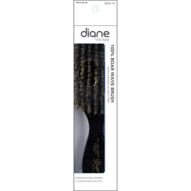 Diane -- 100% Medium Boar Wave brush 7 row