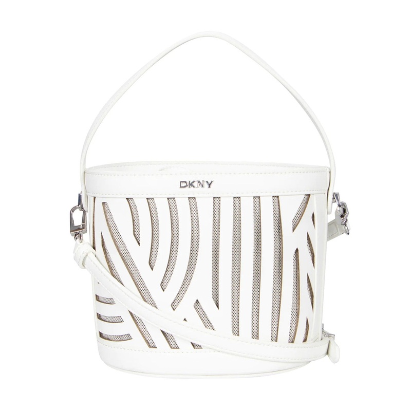 Hildi Bucket Crossbody Bag Optic White/Natural