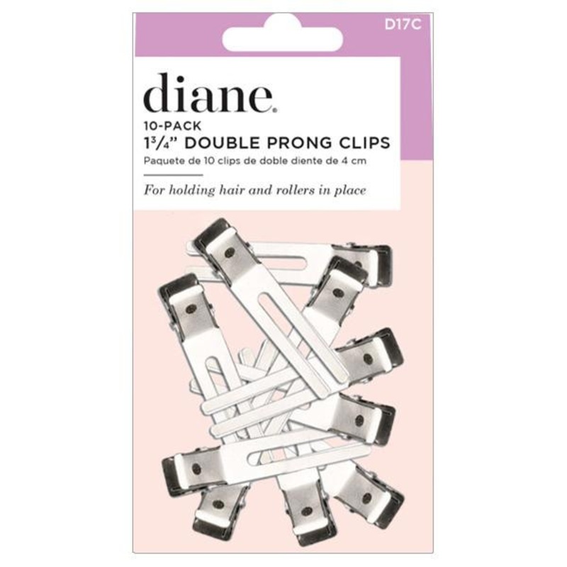 Diane -- Double prong clip 10/pack