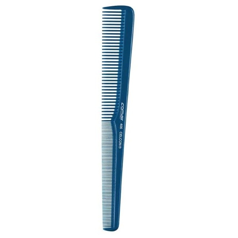 Comair Blue Celcon Barbers Comb 406 20 cm