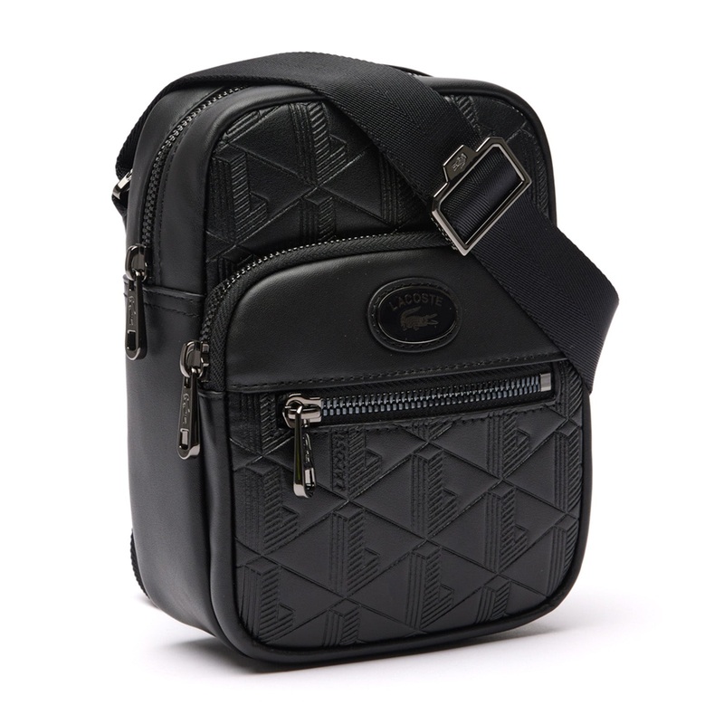 Embossed Monogram Small Crossover Bag Noir