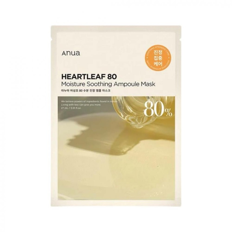 Anua -- Heartleaf - 80% Moisture Soothing Ampoule Mask - 1unit