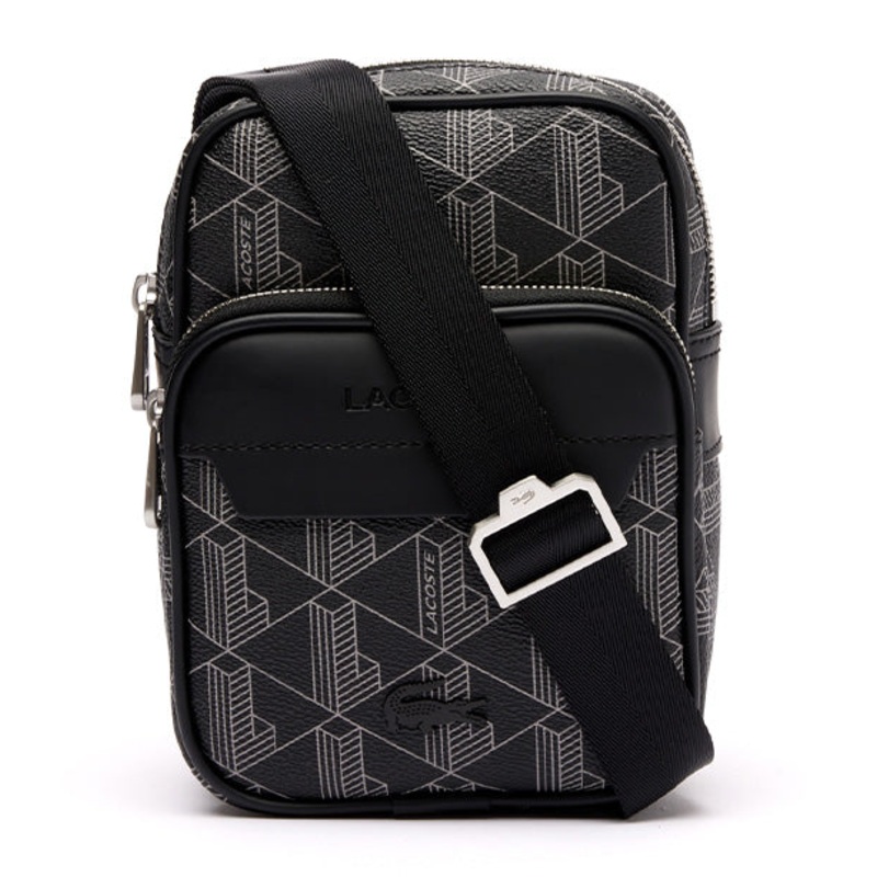 The Blend Monogram Small Shoulder Bag Noir Gris