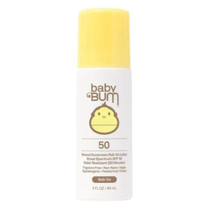Sun Bum -- Baby Bum - SPF50 Mineral Sunscreen Roll-On Lotion 3oz