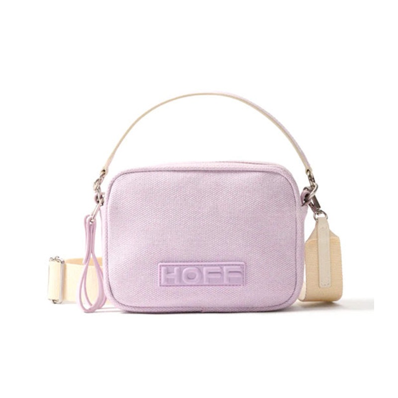 Canvas Cannes Crossbody Bag Lilac