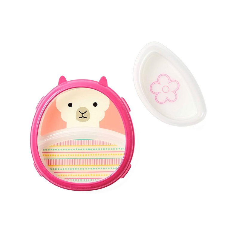 Zoo Smart Serve Non-Slip Plates Llama