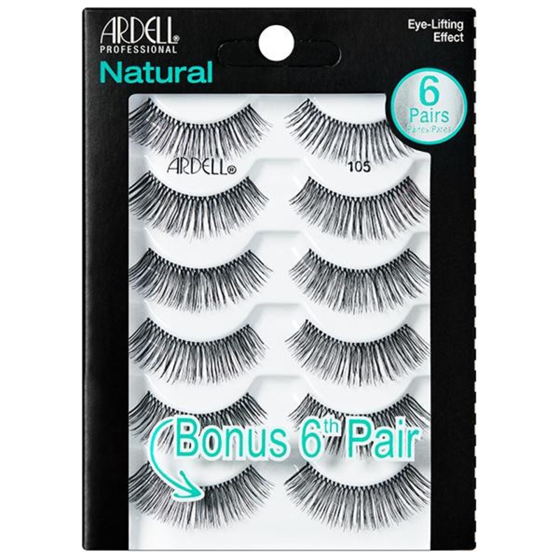 Ardell - Lashes -- Natural 105 - 6/Pack