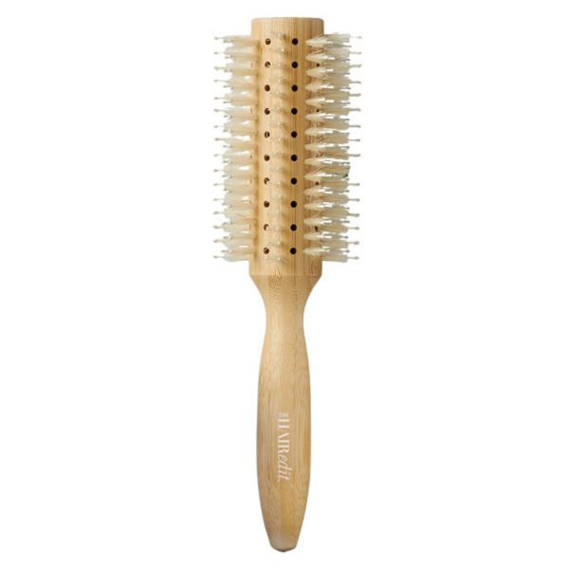 THE HAIR edit -- Boar Bristle Bamboo Round Brush