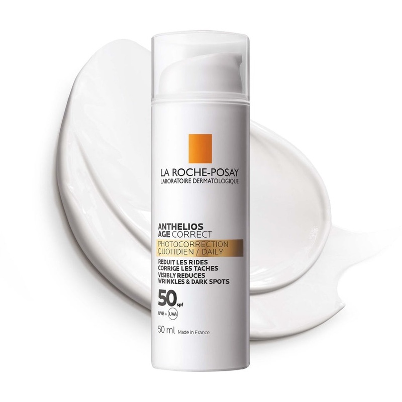 La Roche Posay Anthelios Age Correct SPF50 Anti Ageing Invisible Sunscreen with Niacinamide 50ml