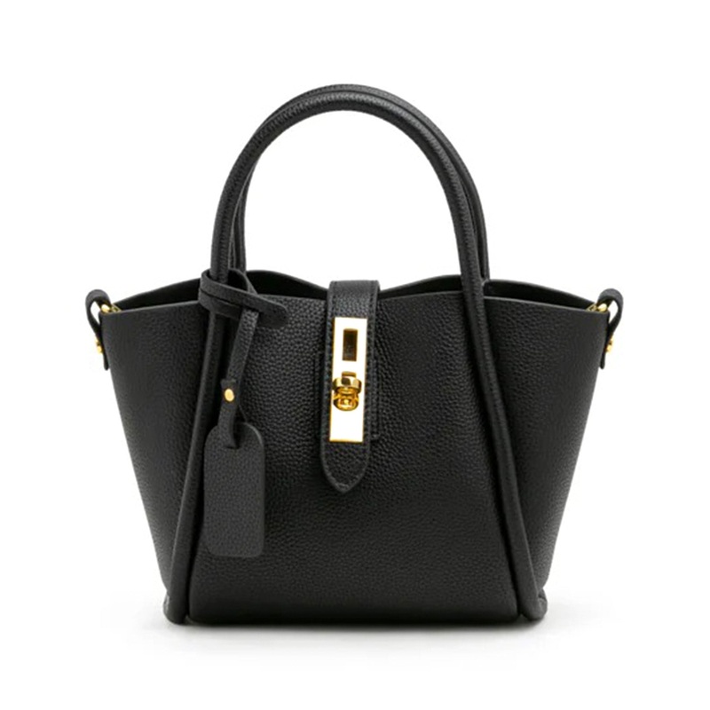 Jacqueline Top Handle Mini Tote Black