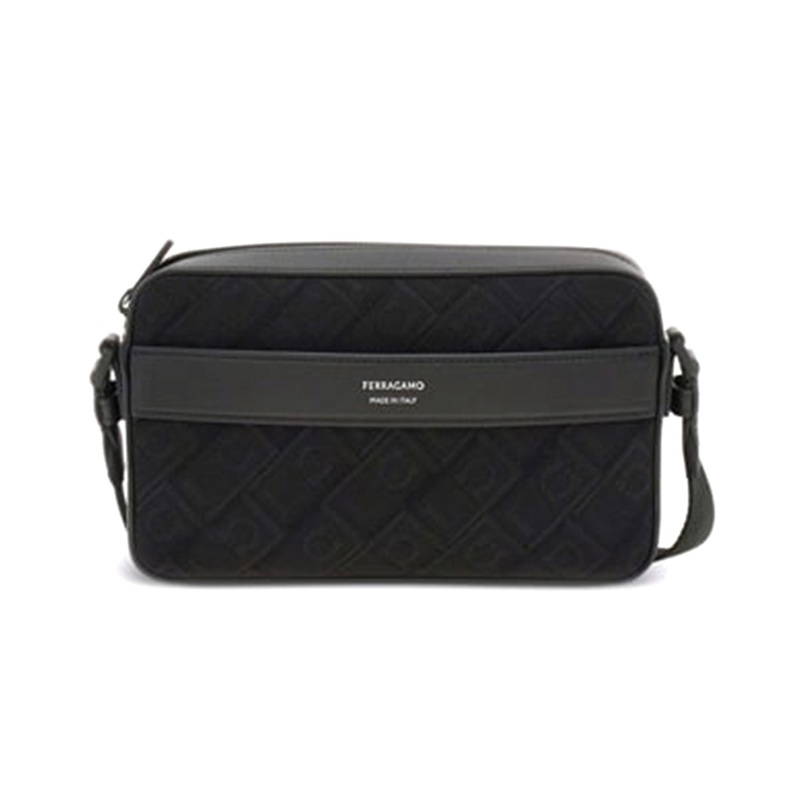 Monogram Crossbody Bag Black