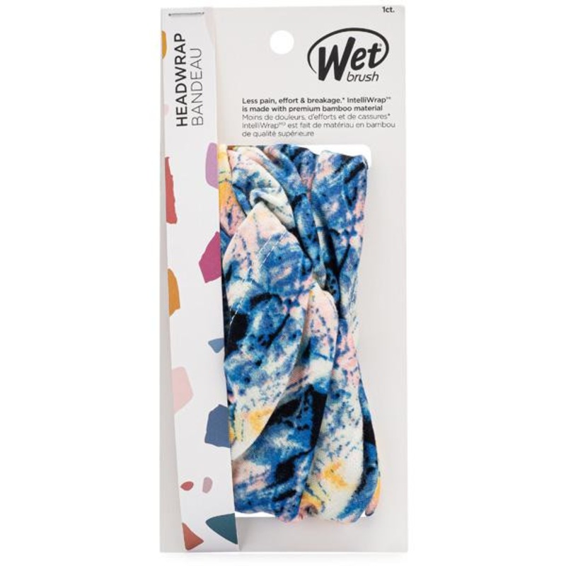 The Wet Brush -- Headwrap - Blue Tie Dye